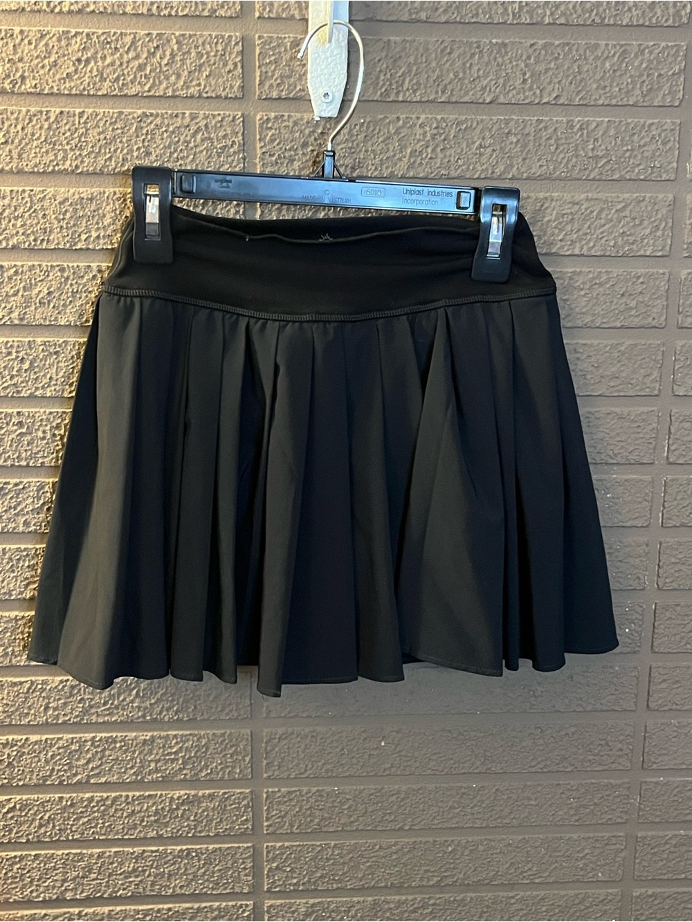 Offline by Aerie Black Pleated Tennis Skort Built-In Shorts XS